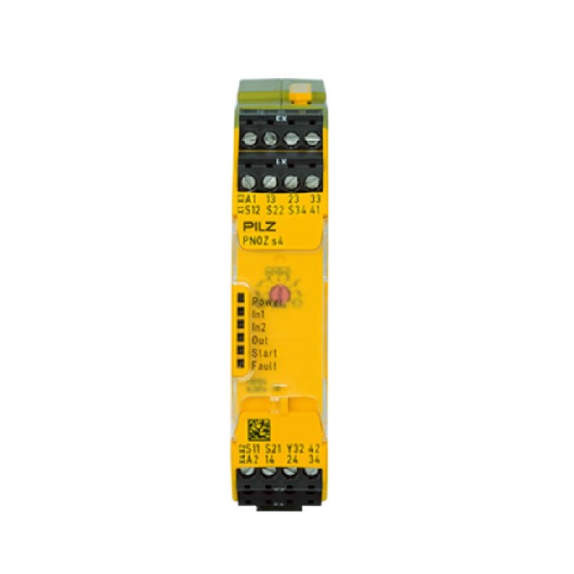 德國(guó)PILZ PNOZ s4 24VDC 3 n/o 1 n/c安全繼電器750104